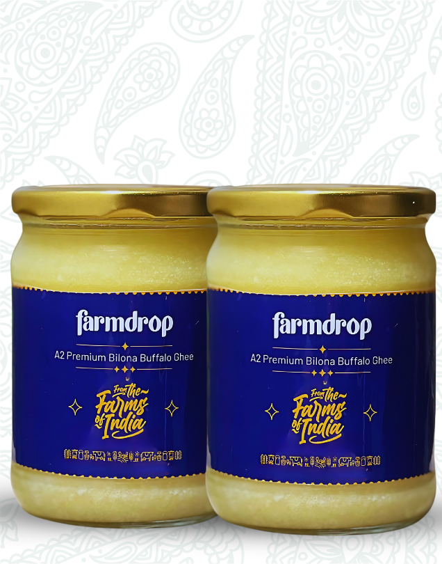 A2 Bilona Buffalo Ghee 2 Pack 500ml