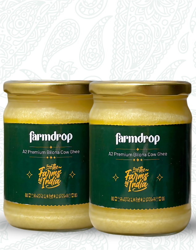 A2 Bilona Cow Ghee 2 Pack 500ml